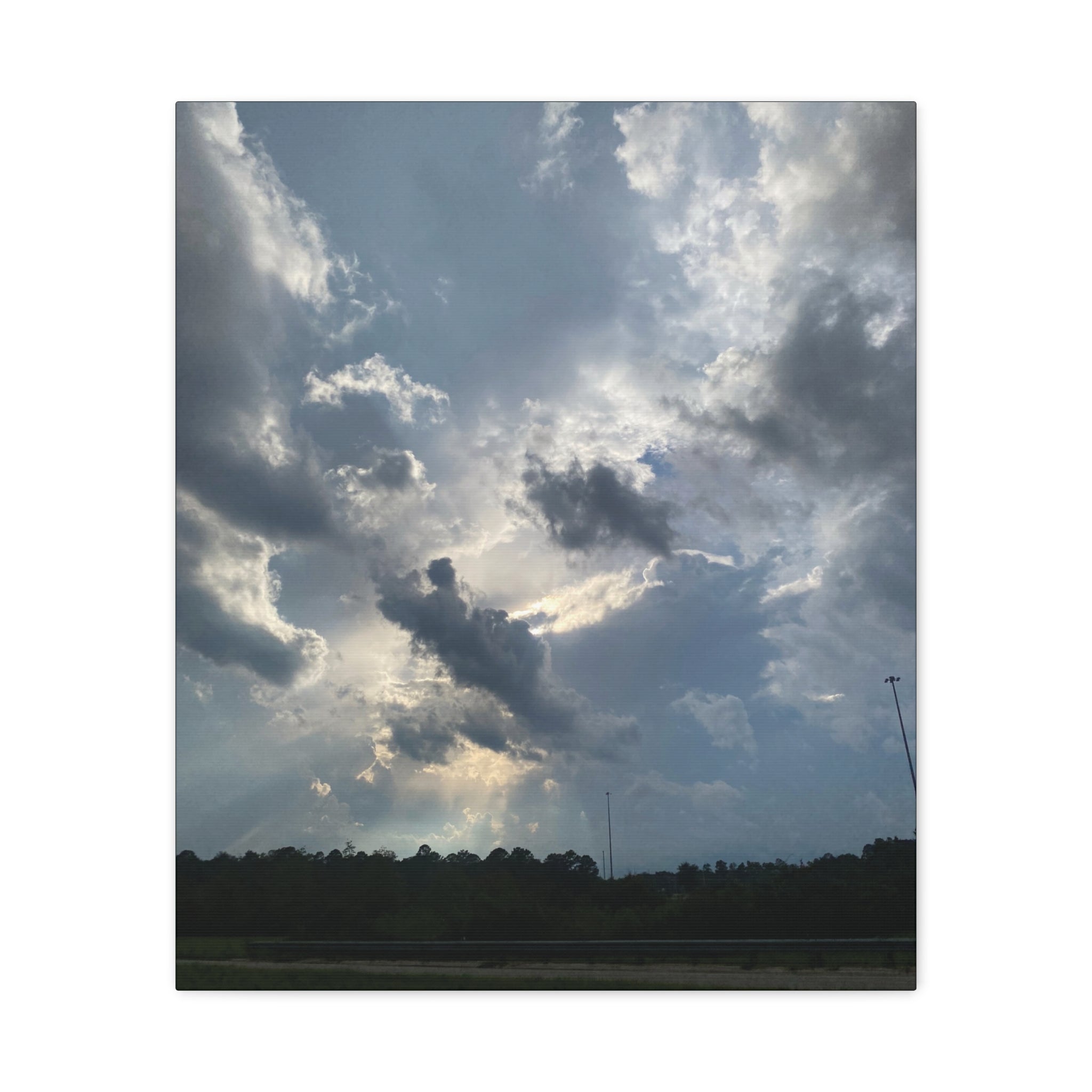 Florida Midday Photo Canvas Print — Matte Stretched Wall Art