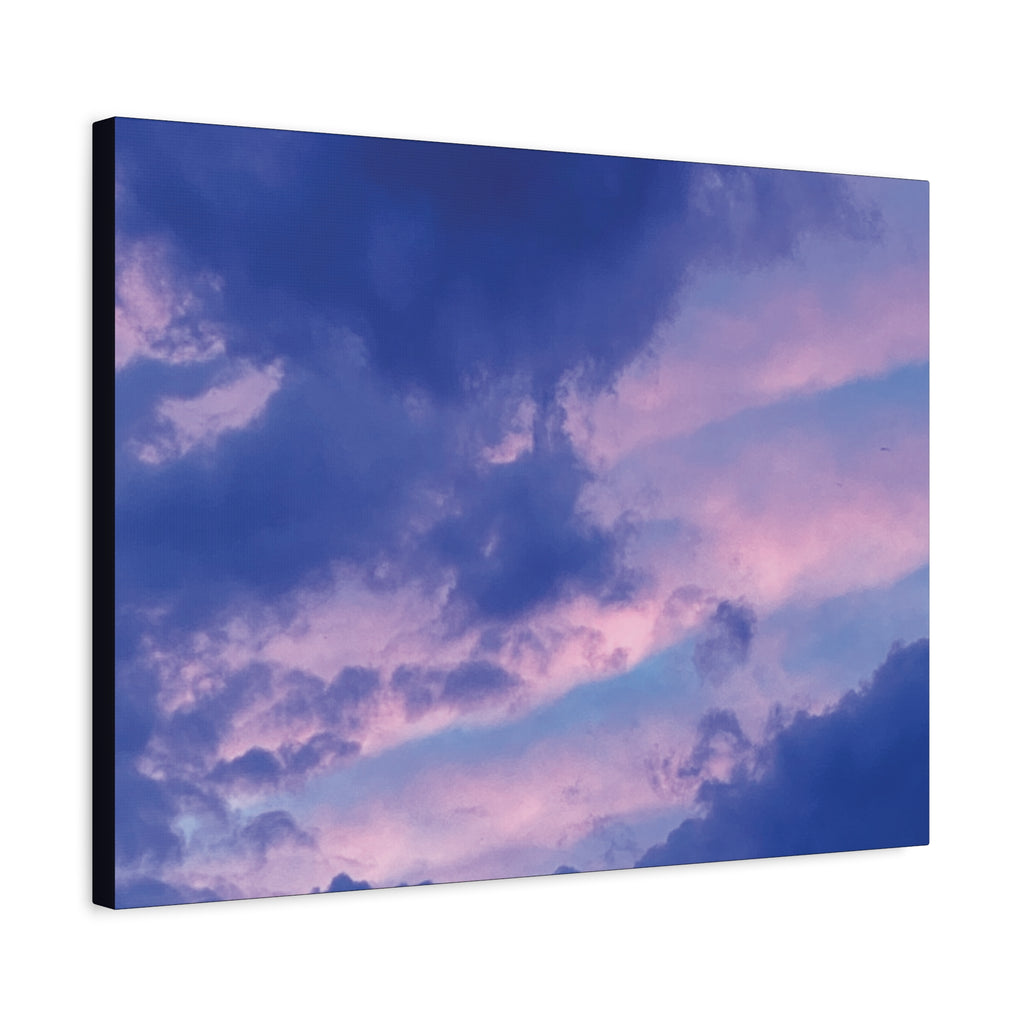 Blue Sunset Matte Canvas Wall Art — Stretched 1.25"