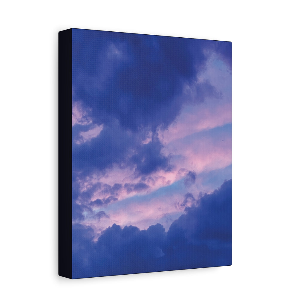 Blue Sunset Matte Canvas Wall Art — Stretched 1.25"