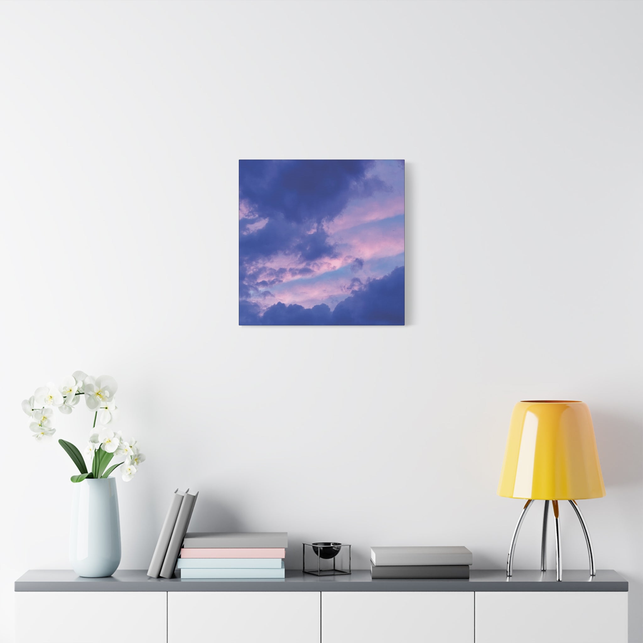 Blue Sunset Matte Canvas Wall Art — Stretched 1.25"