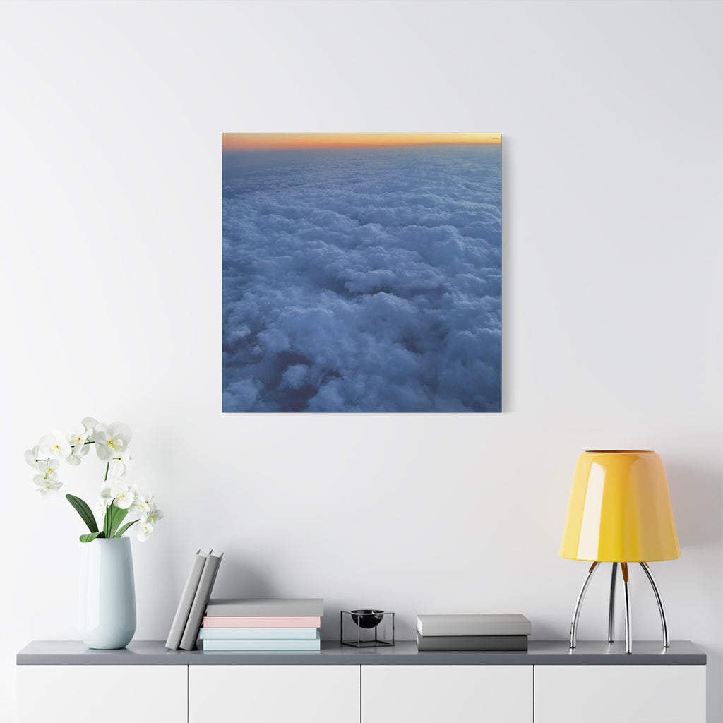 Above the Clouds Sunset Canvas Print