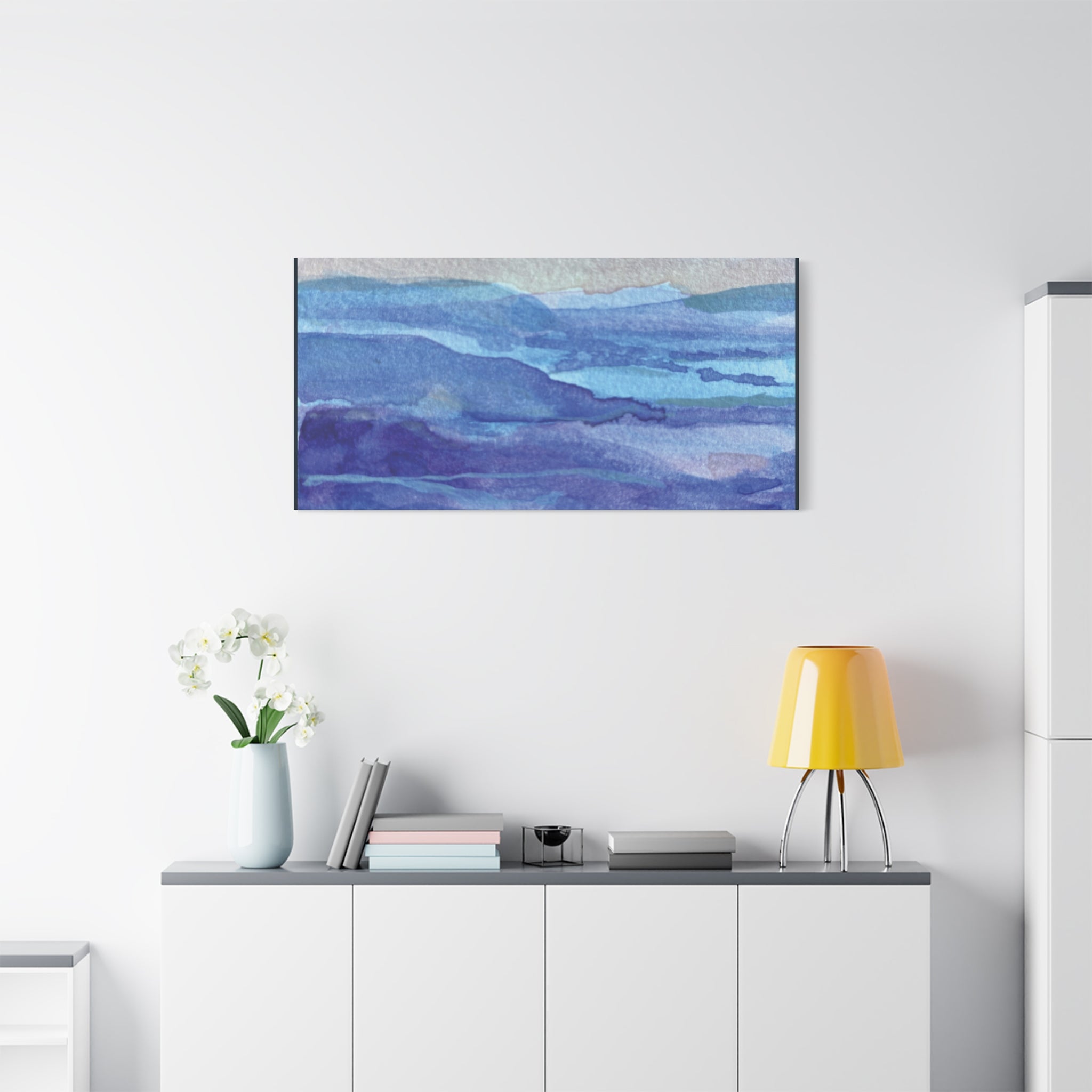 British Columbia Spring 26 mini watercolor Photo Canvas Print — Matte Stretched 1.25" (March 25)