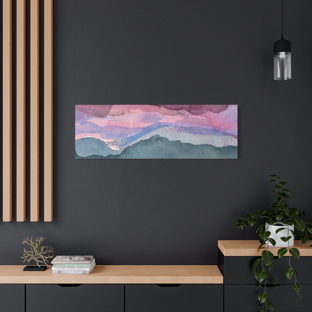 Spring 26 Vivid watercolor on canvas