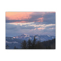 British Columbia Spring Mountain Photo Canvas Wall Art — Stretched Matte Landscape Print