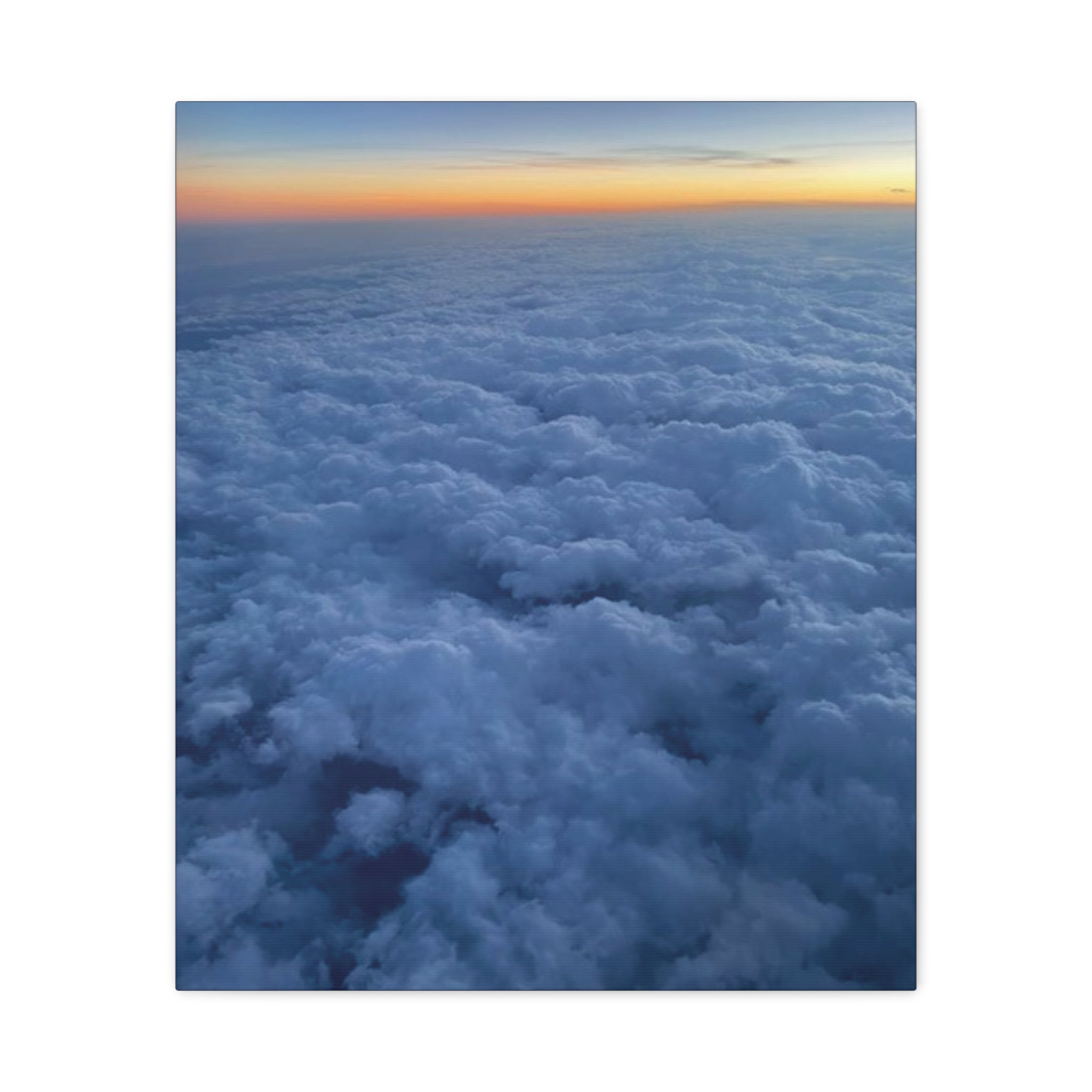 Above the Clouds Sunset Canvas Print