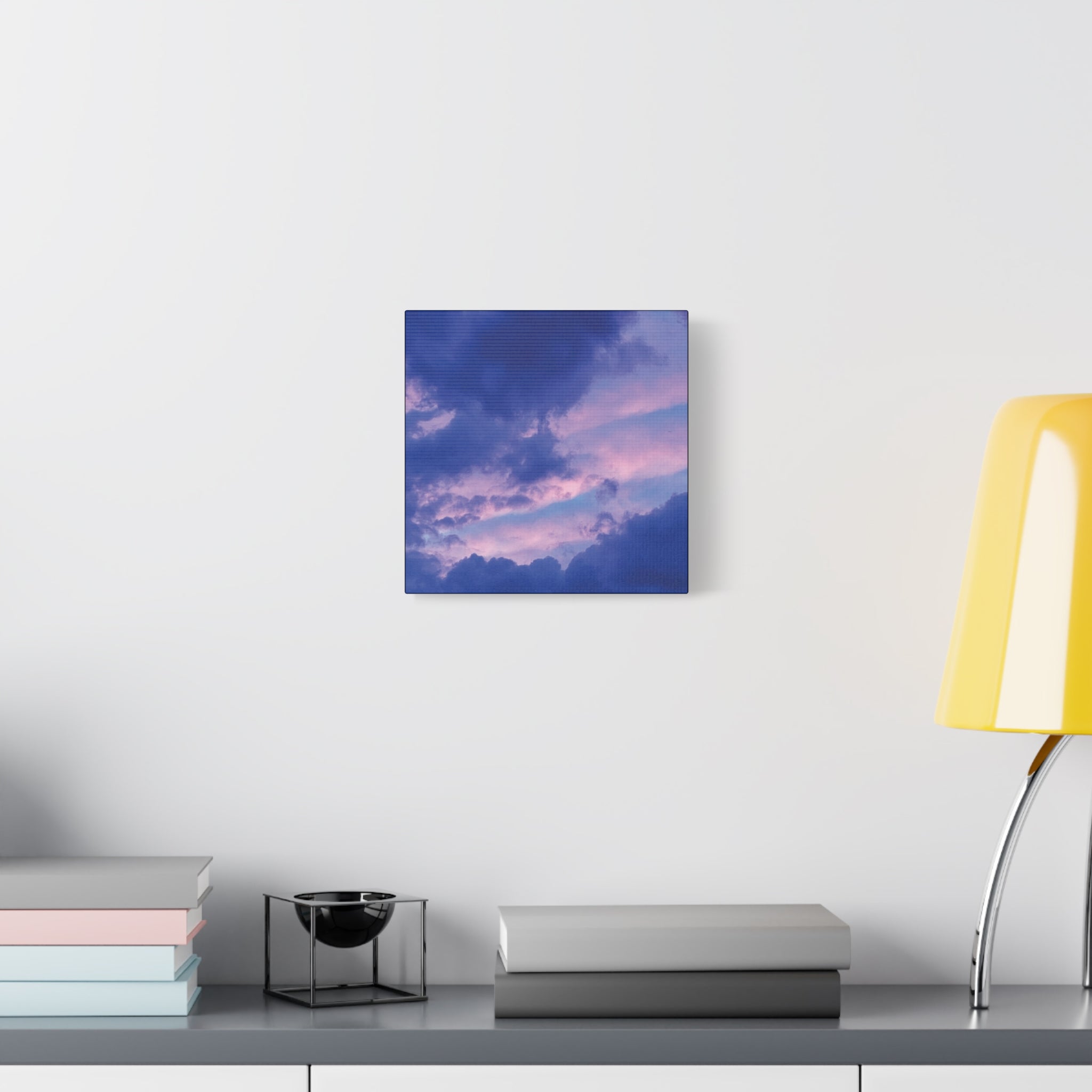 Blue Sunset Matte Canvas Wall Art — Stretched 1.25"
