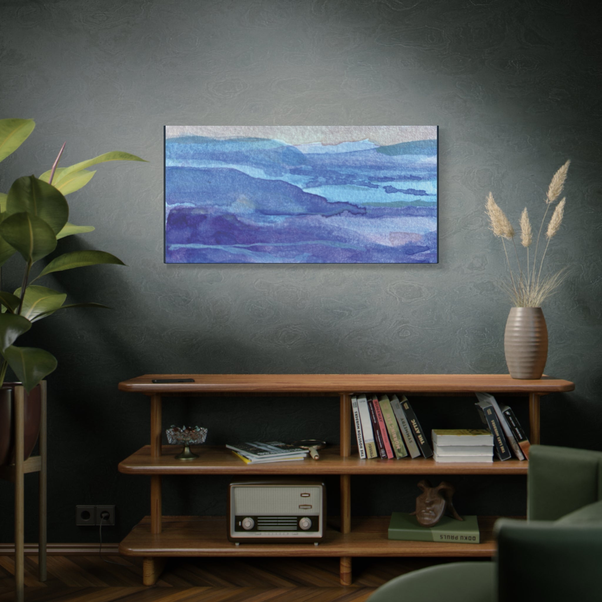 British Columbia Spring 26 mini watercolor Photo Canvas Print — Matte Stretched 1.25" (March 25)
