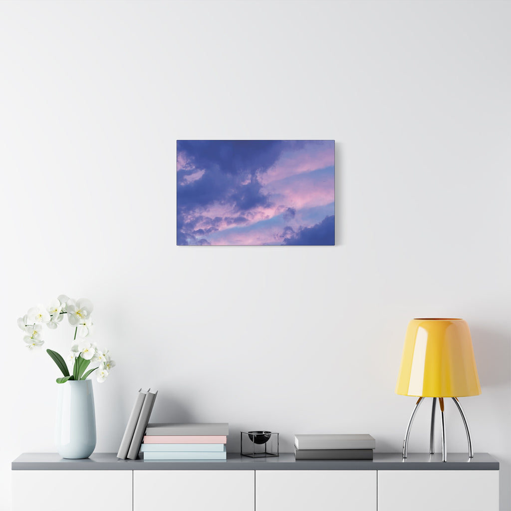 Blue Sunset Matte Canvas Wall Art — Stretched 1.25"