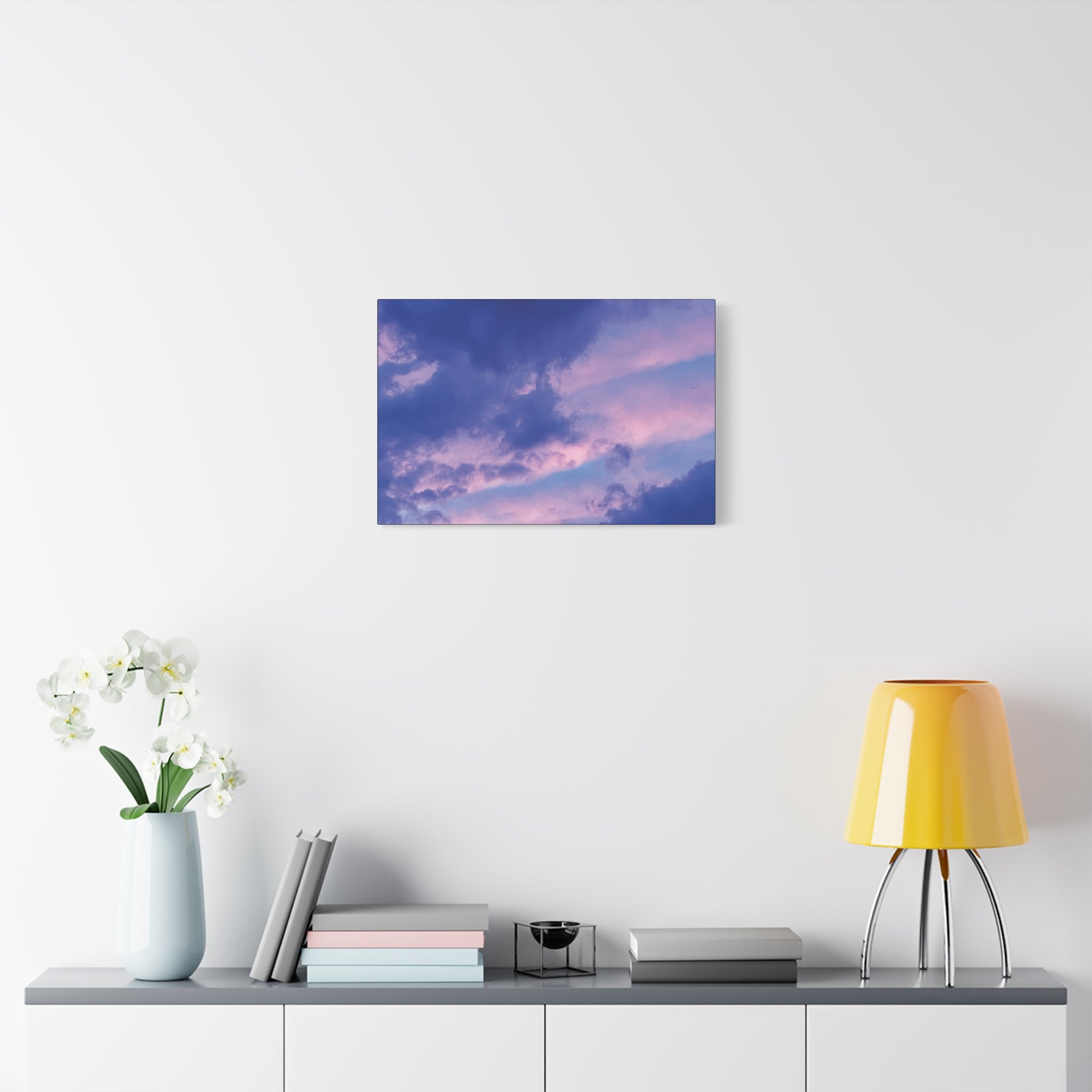 Blue Sunset Matte Canvas Wall Art — Stretched 1.25"