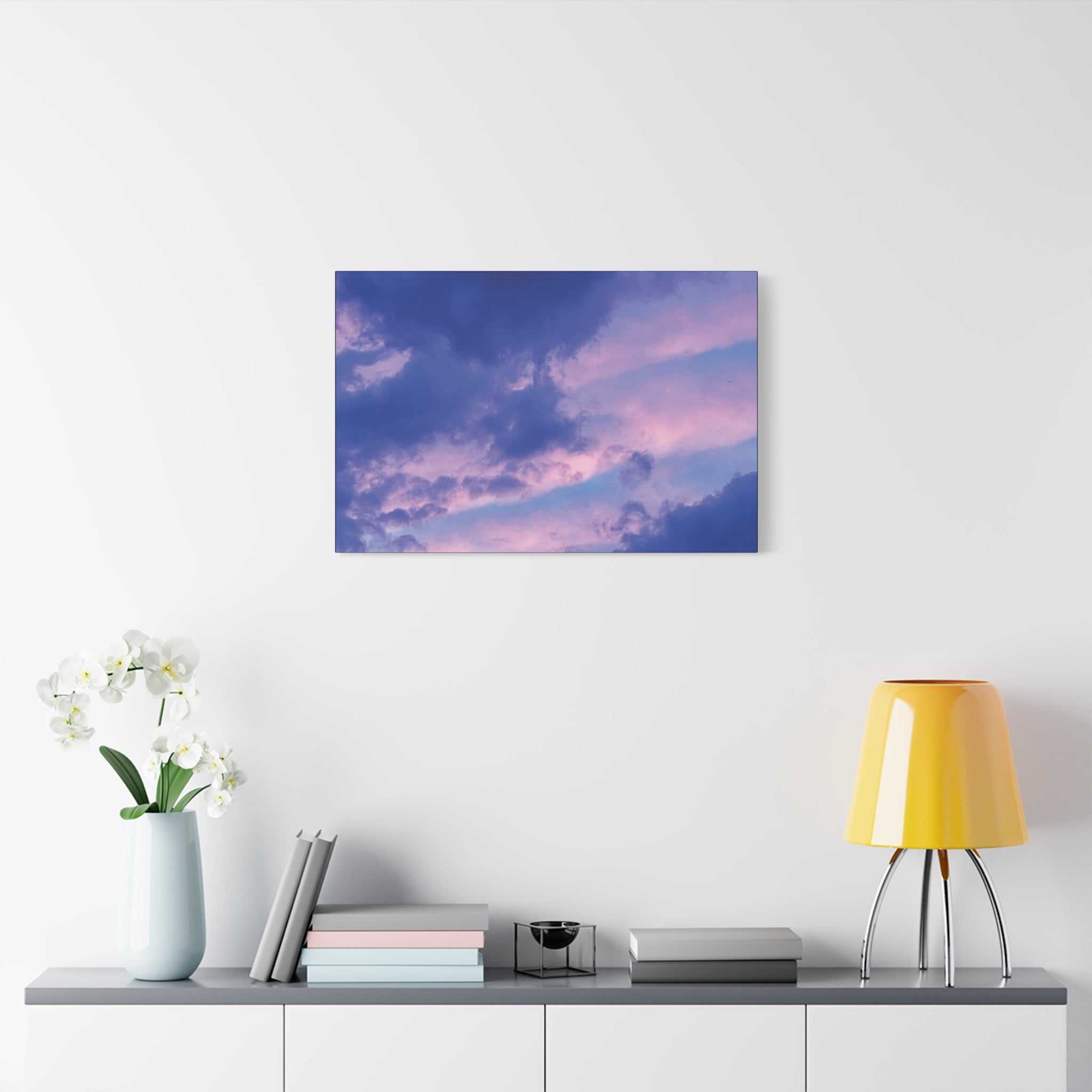 Blue Sunset Matte Canvas Wall Art — Stretched 1.25"