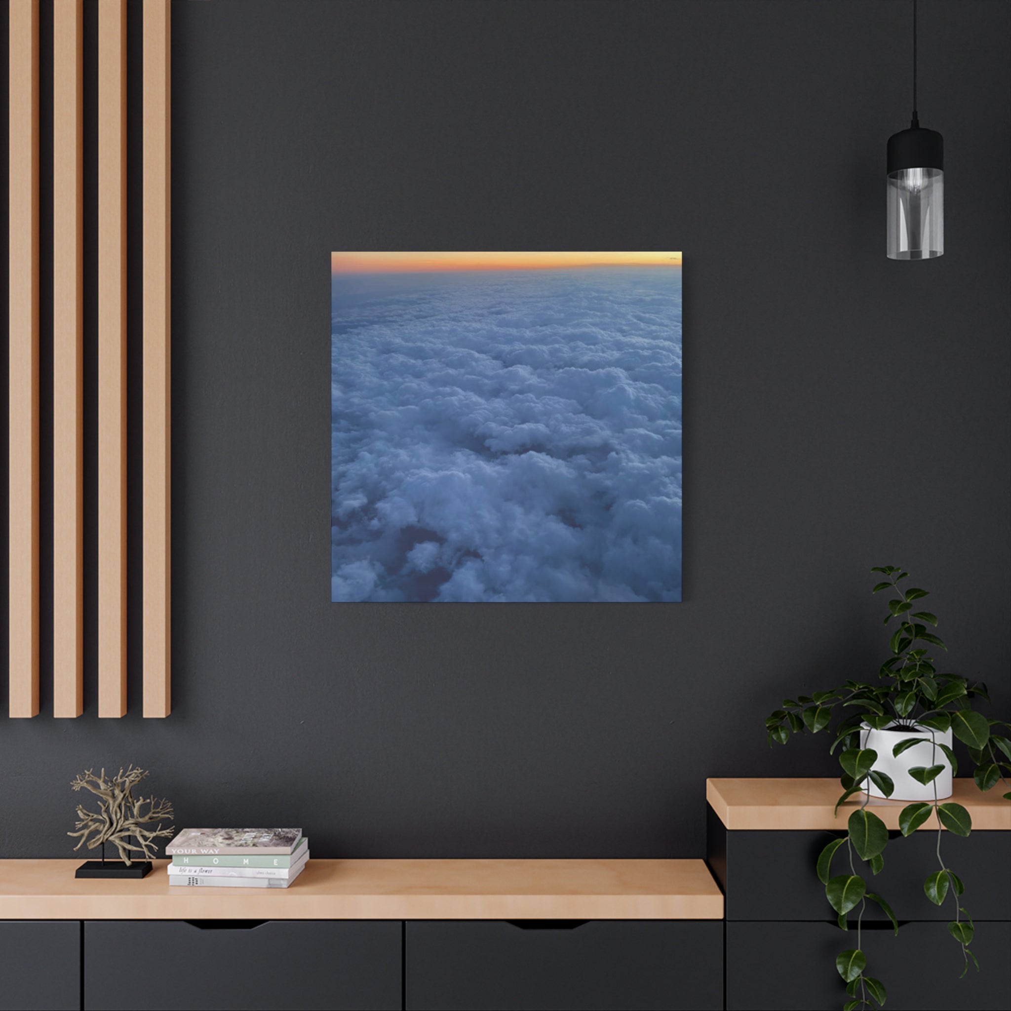 Above the Clouds Sunset Canvas Print