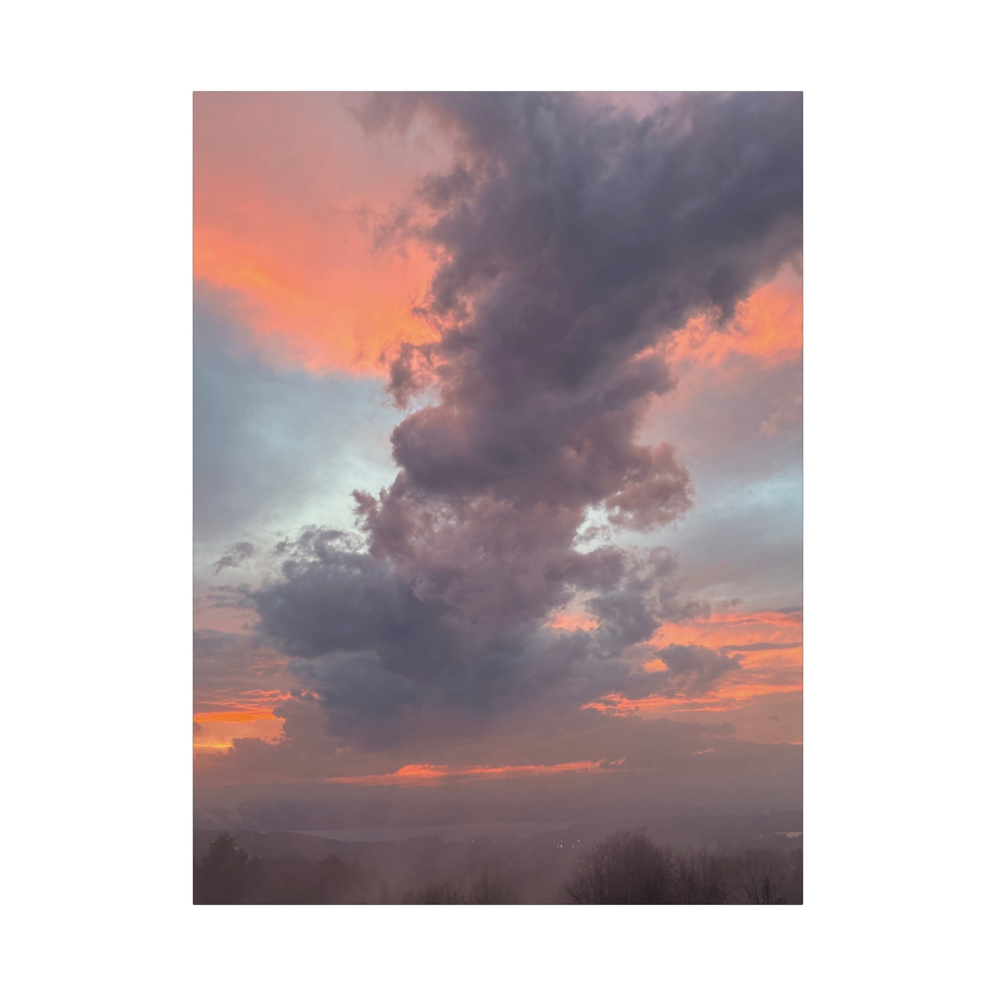New Hampshire Spring Morning Photo on Canvas Print
