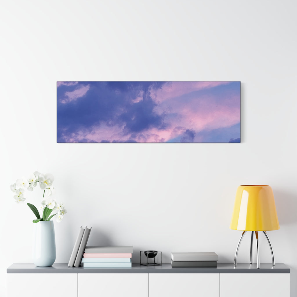 Blue Sunset Matte Canvas Wall Art — Stretched 1.25"
