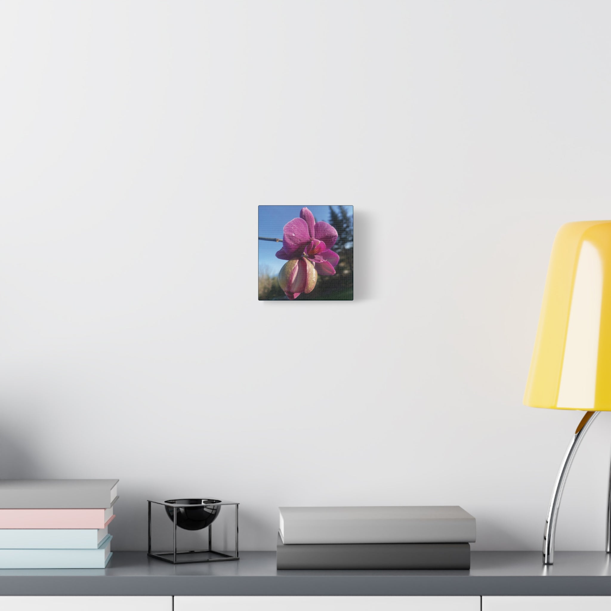 Fuchsia Orchid c Matte Canvas Wall Art — Stretched 1.25"