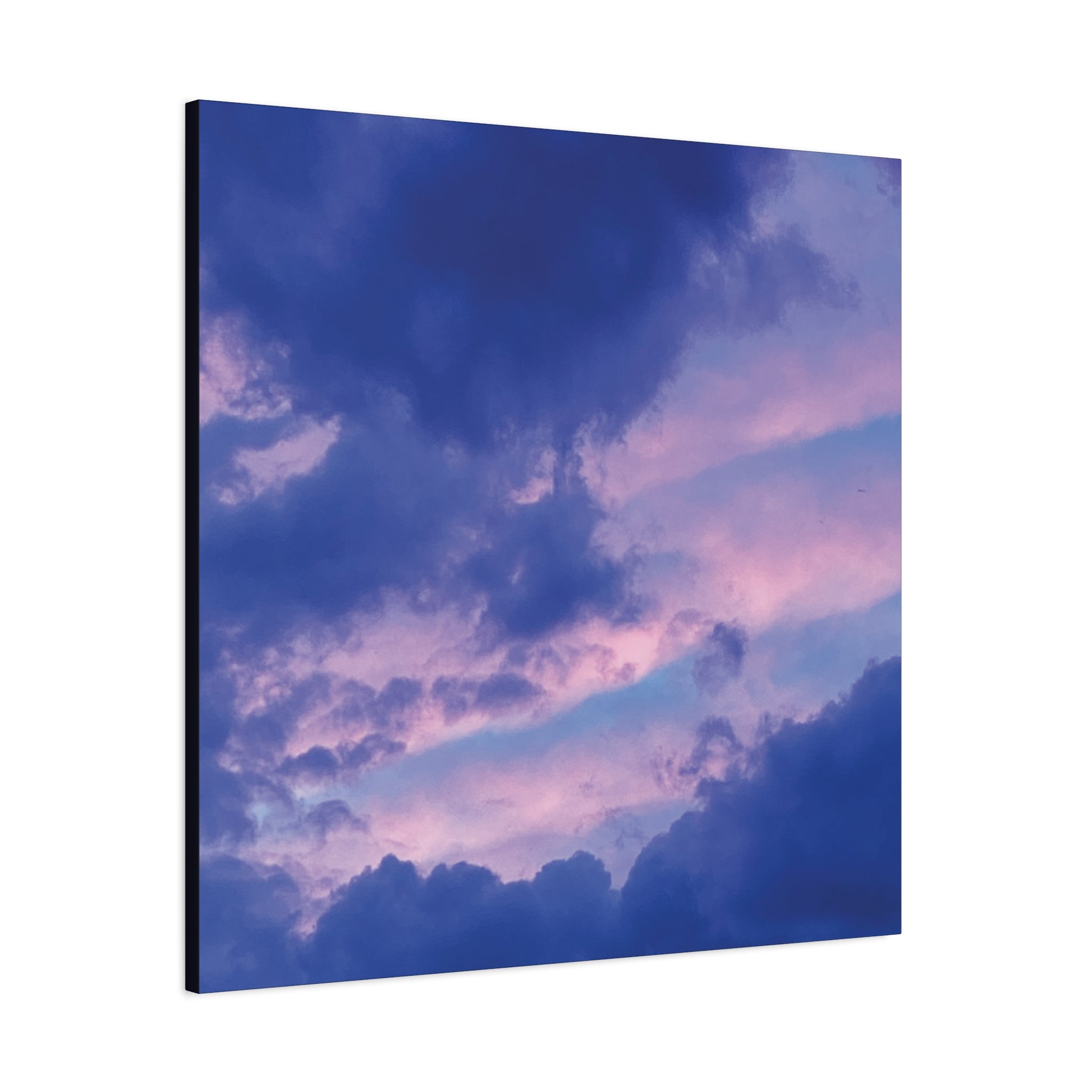 Blue Sunset Matte Canvas Wall Art — Stretched 1.25"