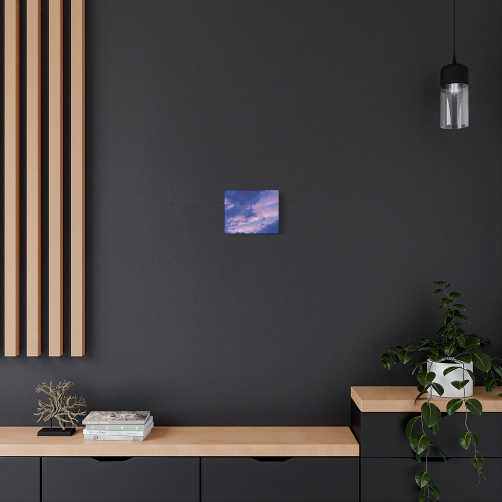 Blue Sunset Matte Canvas Wall Art — Stretched 1.25"