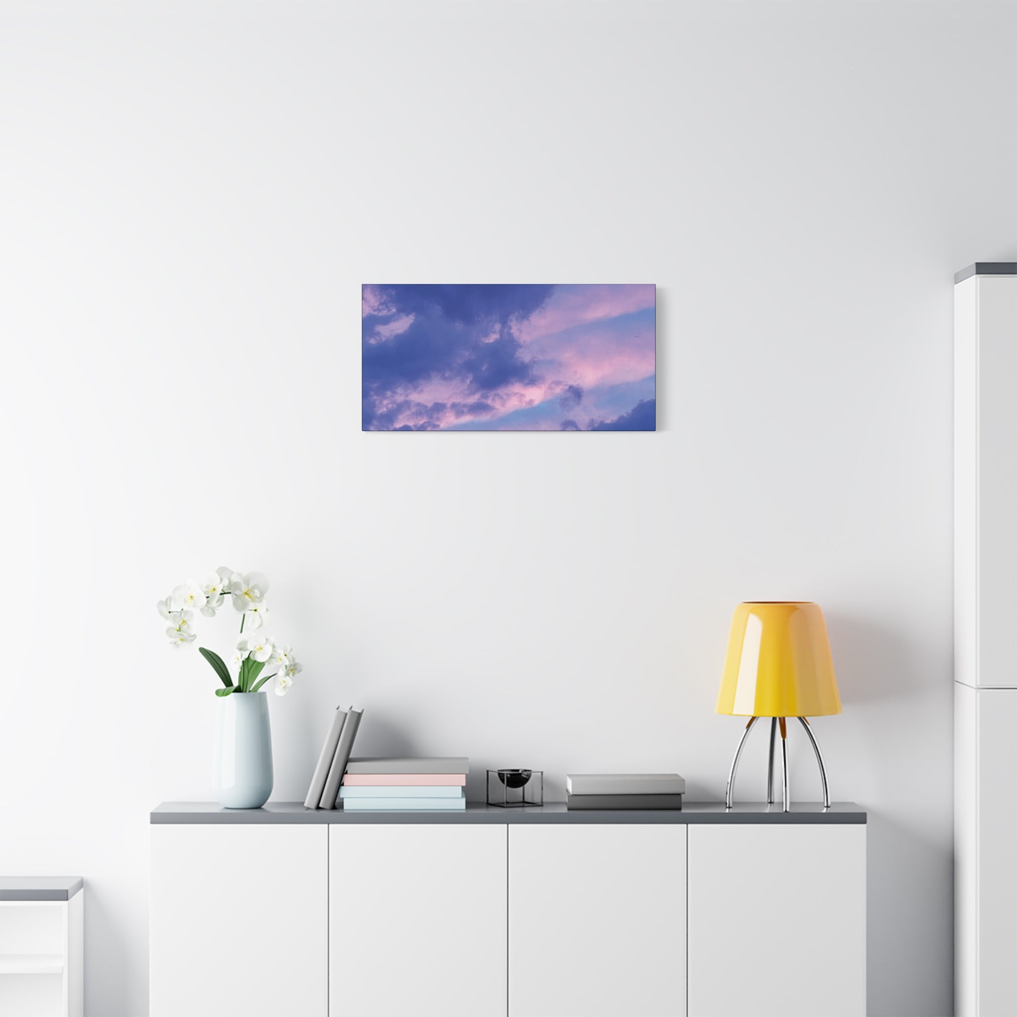 Blue Sunset Matte Canvas Wall Art — Stretched 1.25"