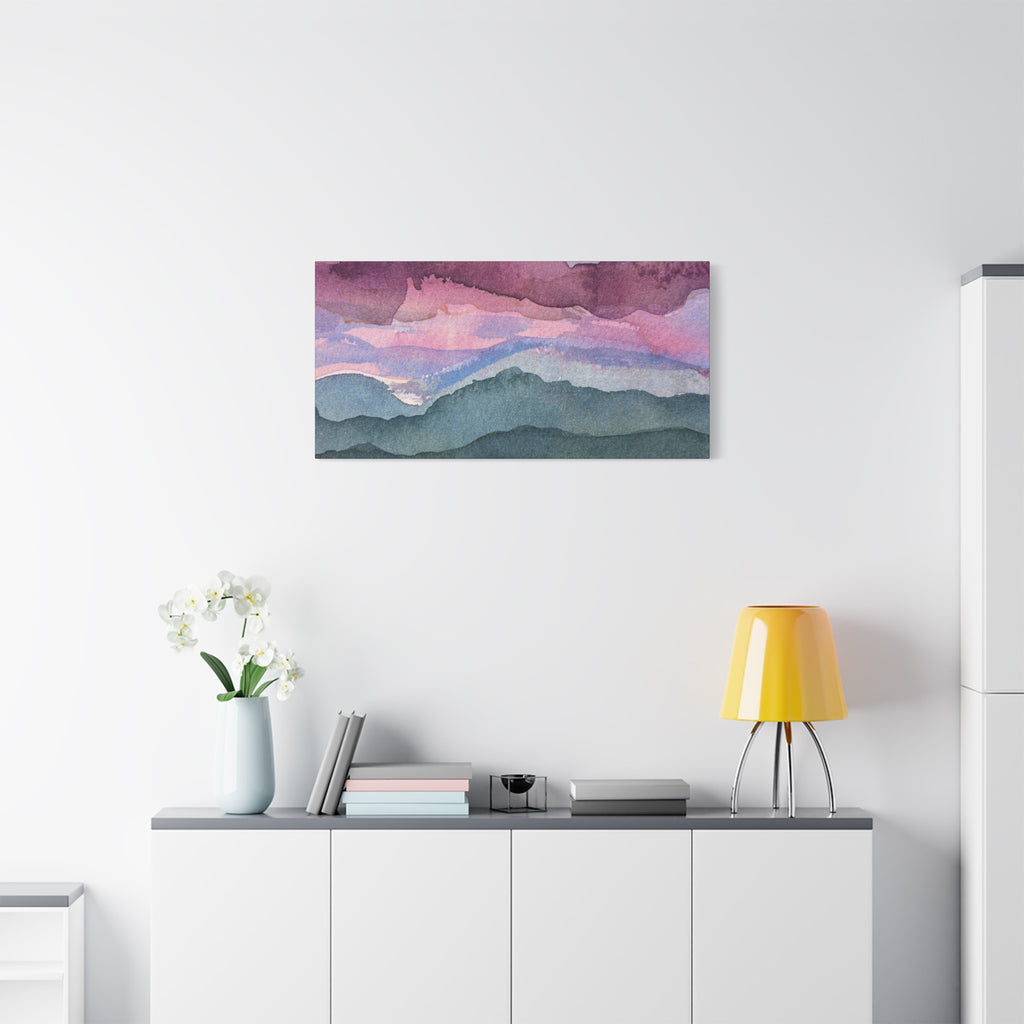 Spring 26 Vivid watercolor on canvas