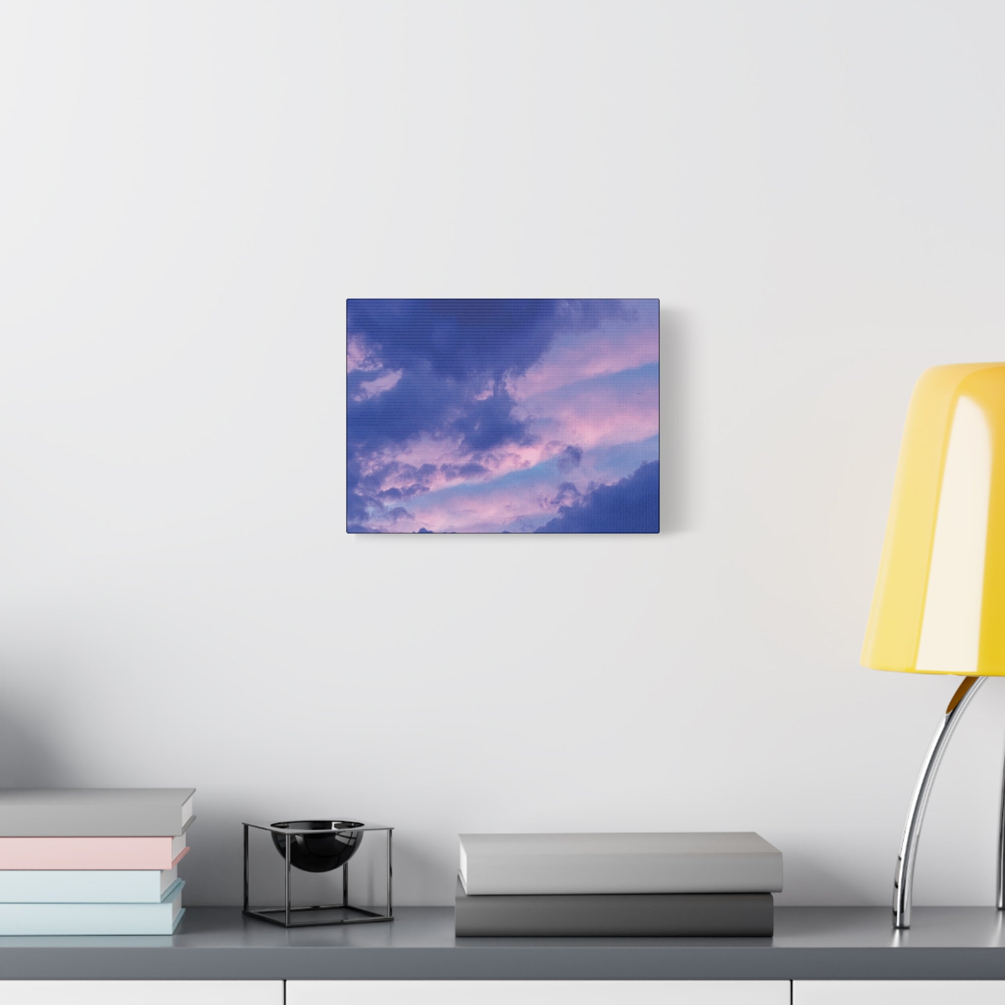 Blue Sunset Matte Canvas Wall Art — Stretched 1.25"