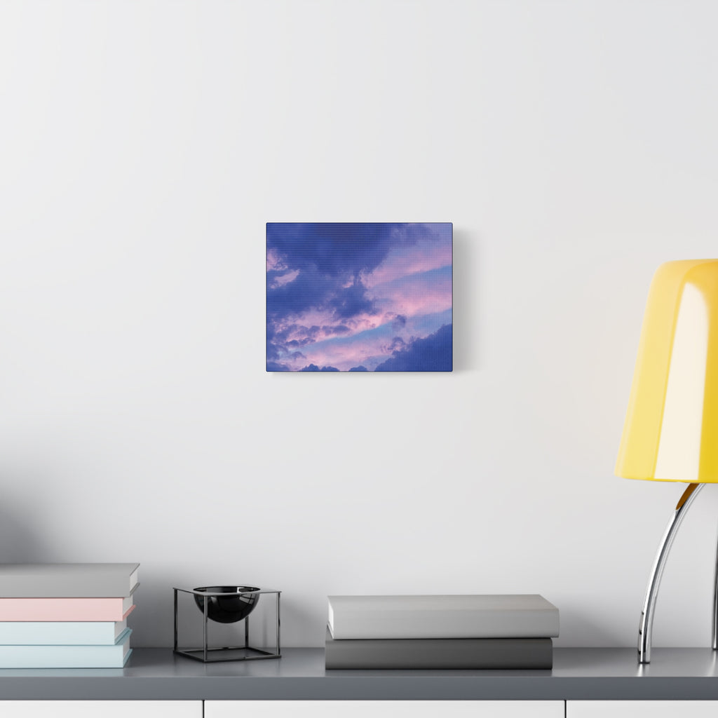 Blue Sunset Matte Canvas Wall Art — Stretched 1.25"