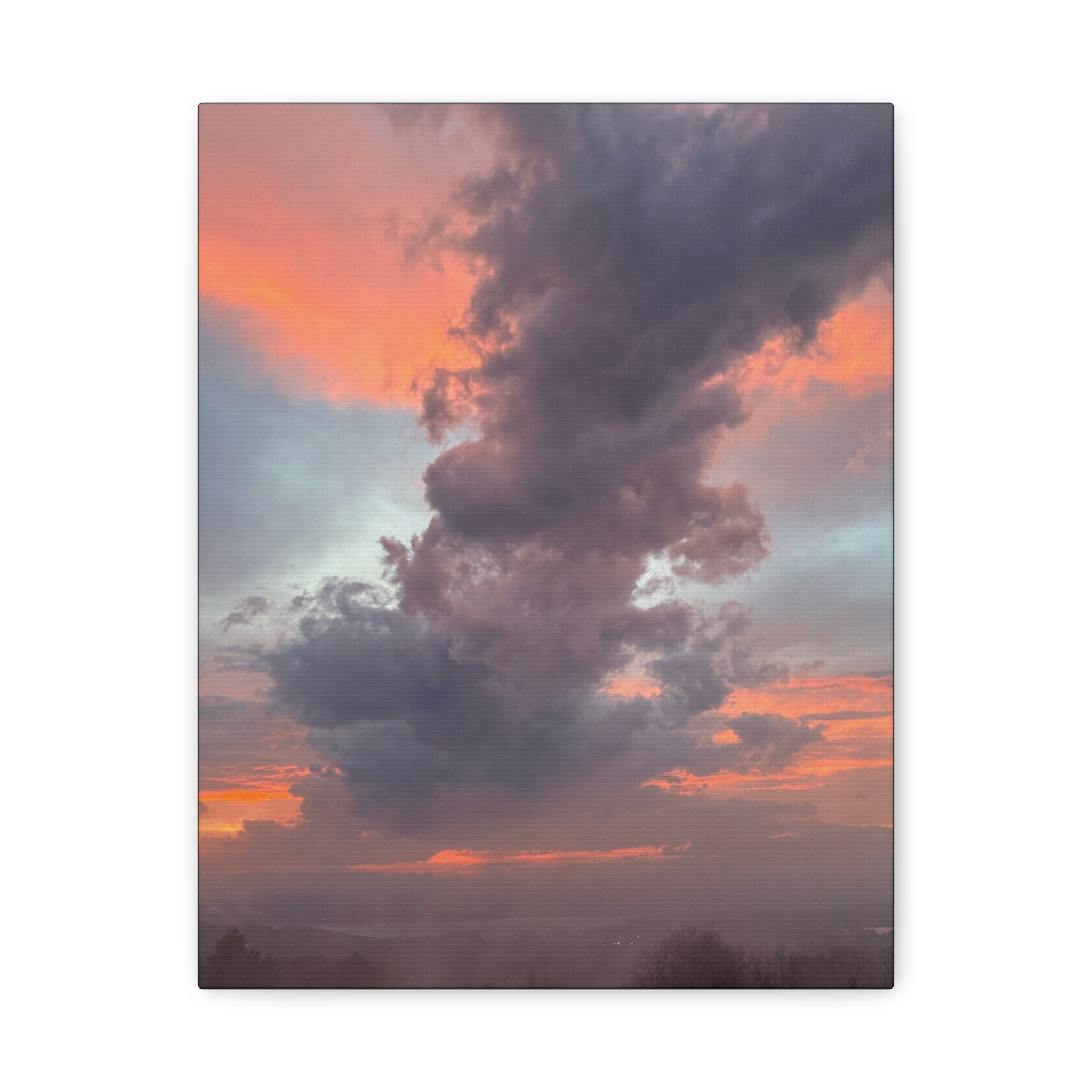 New Hampshire Spring Morning Photo on Canvas Print