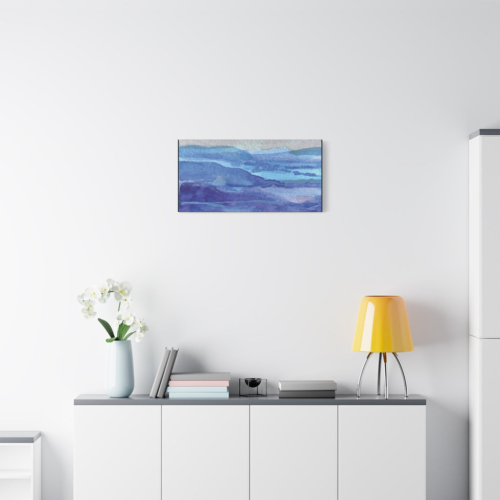 British Columbia Spring 26 mini watercolor Photo Canvas Print — Matte Stretched 1.25" (March 25)