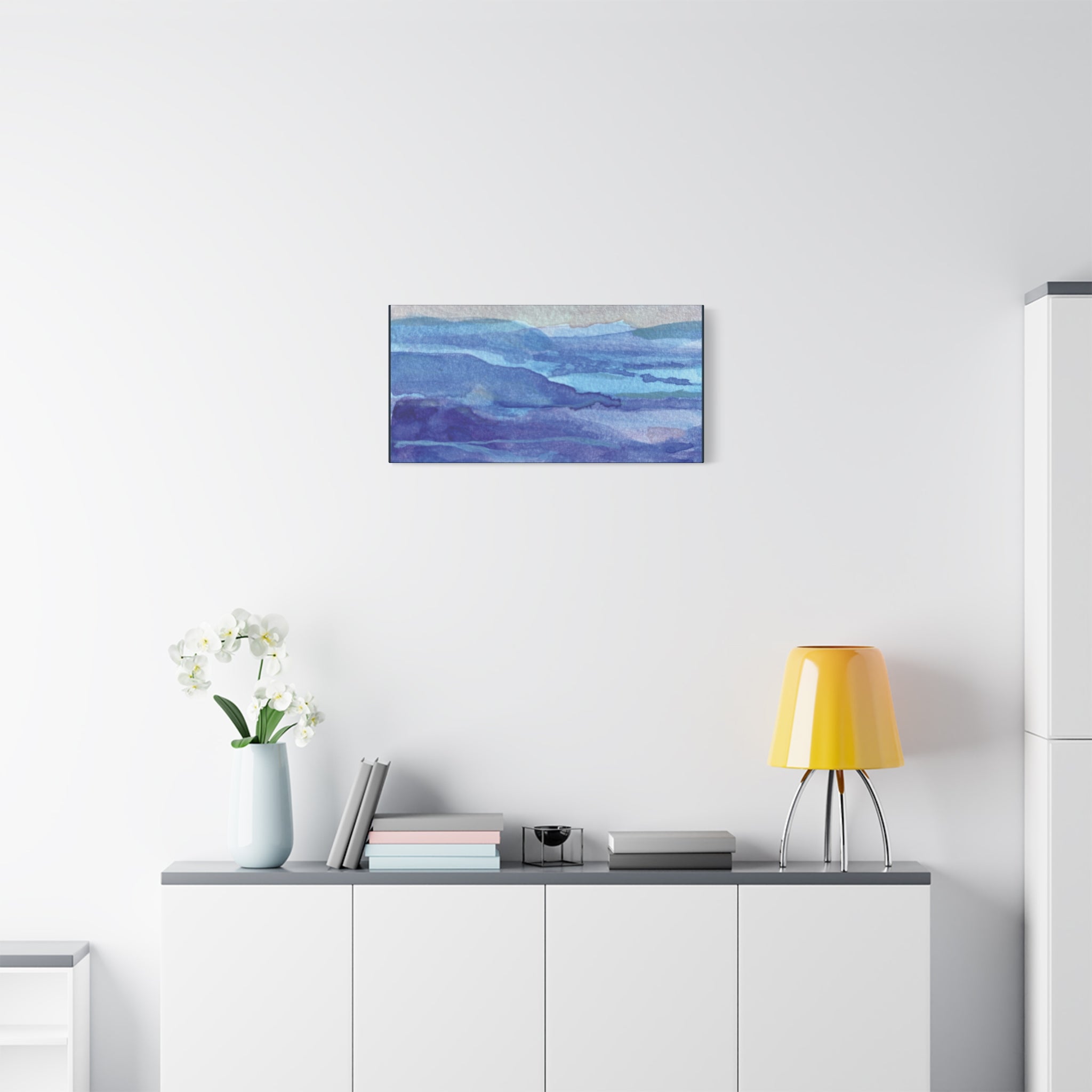 British Columbia Spring 26 mini watercolor Photo Canvas Print — Matte Stretched 1.25" (March 25)