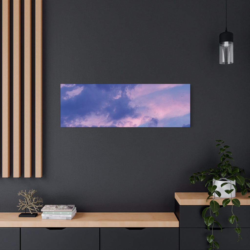 Blue Sunset Matte Canvas Wall Art — Stretched 1.25"